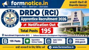 DRDO Apprentice Recruitment 2026